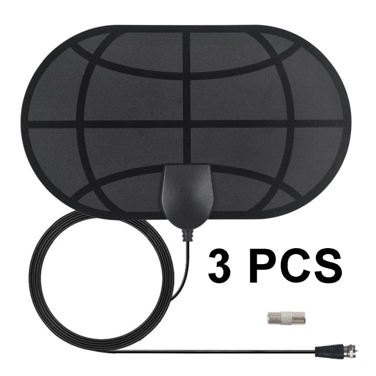 3 PCS HDTV Antenna Mini HD Digital TV Antenna, 3 PCS HDTV 3 PCS HDTV