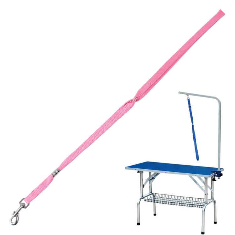 Fixed Rope Dog Traction Rope for Pet Bath Table, Pink, Black, Blue Pink