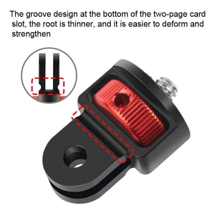 1/4 Inch Screw Converter Tripod Adapter for Gopro 10 9 8 7 /Eken /Insta360 One X R