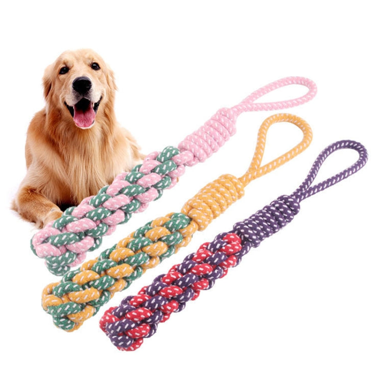 3 PCS Pet Hand-pulled Chewing Toy Dog Molar Cotton Rope, Color Random Delivery, 3 PCS Color Random Delivery – Durable Build, Easy to Use 3 PCS Color Random Delivery