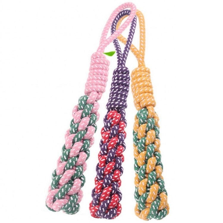 3 PCS Pet Hand-pulled Chewing Toy Dog Molar Cotton Rope, Color Random Delivery, 3 PCS Color Random Delivery – Durable Build, Easy to Use