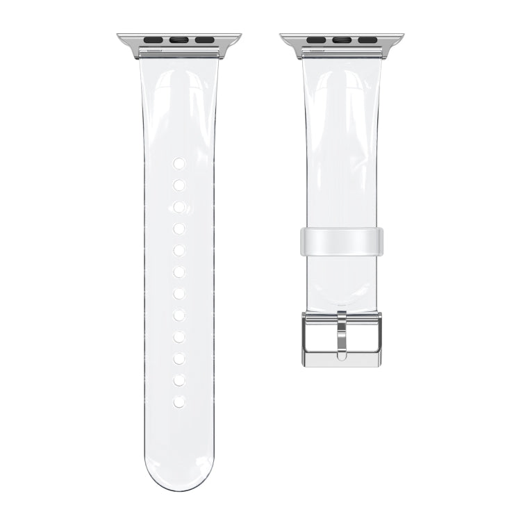 TPU Fuel Injection Watch Band, For Apple Watch Series 42mm/44mm/45mm, For Apple Watch Series 38mm/40mm/41mm For Apple Watch Series 42mm 44mm 45mm Transparent