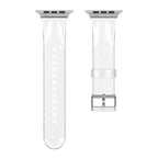 TPU Fuel Injection Watch Band, For Apple Watch Series 42mm/44mm/45mm, For Apple Watch Series 38mm/40mm/41mm For Apple Watch Series 42mm 44mm 45mm Transparent