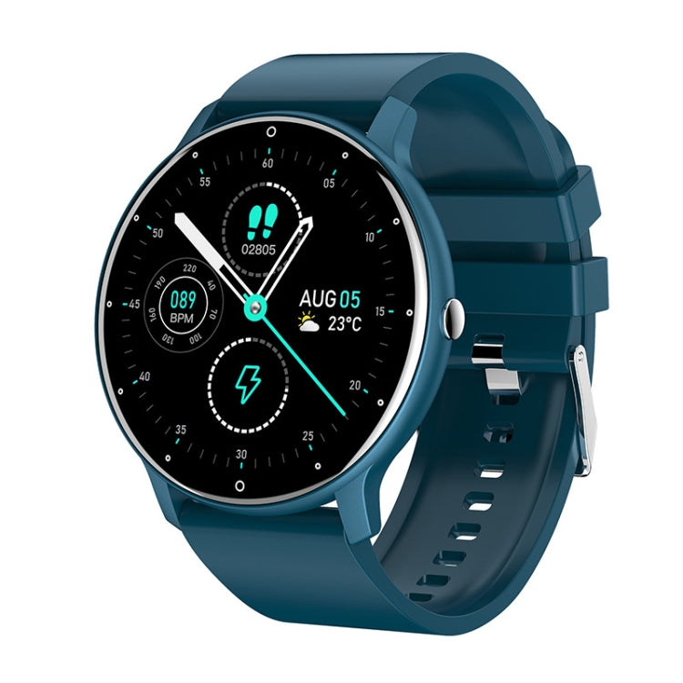 ZL02 Smart Watch – Heart Rate Monitoring, Silicone Silicone Band (Blue) Blue