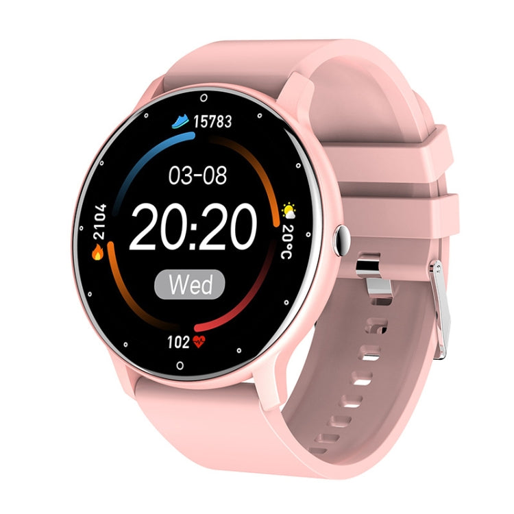 ZL02 Smart Watch – Heart Rate Monitoring, Silicone Silicone Band (Pink) Pink