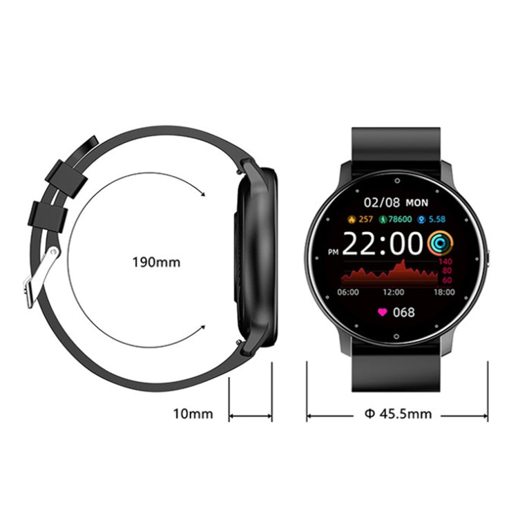 ZL02 Smart Watch – Heart Rate Monitoring, Silicone