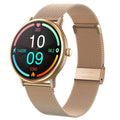 Y86 Watch – 1.43" Screen, Heart Rate Monitoring Gold Steel