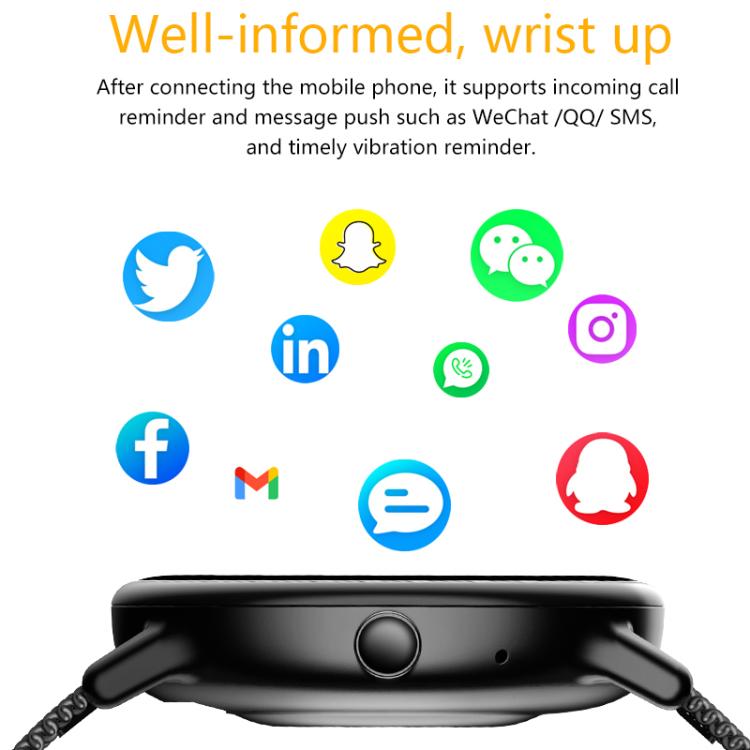 Y86 Watch – 1.43" Screen, Heart Rate Monitoring