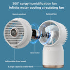 Spray Humidified LED Digital Display Office Home Fan, Style:, USB Direct Plug