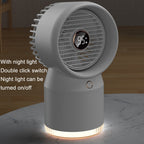 Spray Humidified LED Digital Display Office Home Fan, Style:, USB Direct Plug