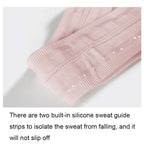 Silicone Non-slip Running Sweat-absorbent Headband, Silicone Headband (Pink), Silicone Headband (Black)
