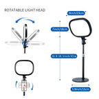 S20 LED Ring Live Fill Light Selfie Photography Full Screen Beauty Light, Style:, Single Light, Single Light + Stand