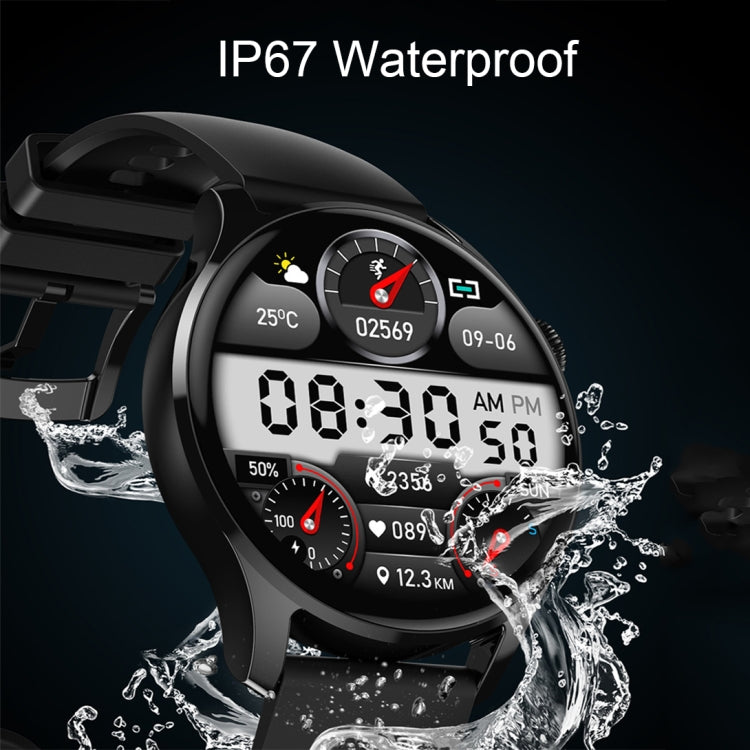 HD3 Smart Watch – 1.32" Screen, Heart Rate Monitoring, Leather