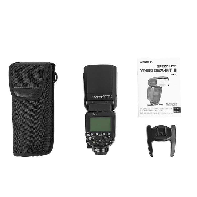 Yongnuo YN600EX-RT II HSS 1/8000s Master TTL Flash Speedlite For Canon – Fast Charging, TPU