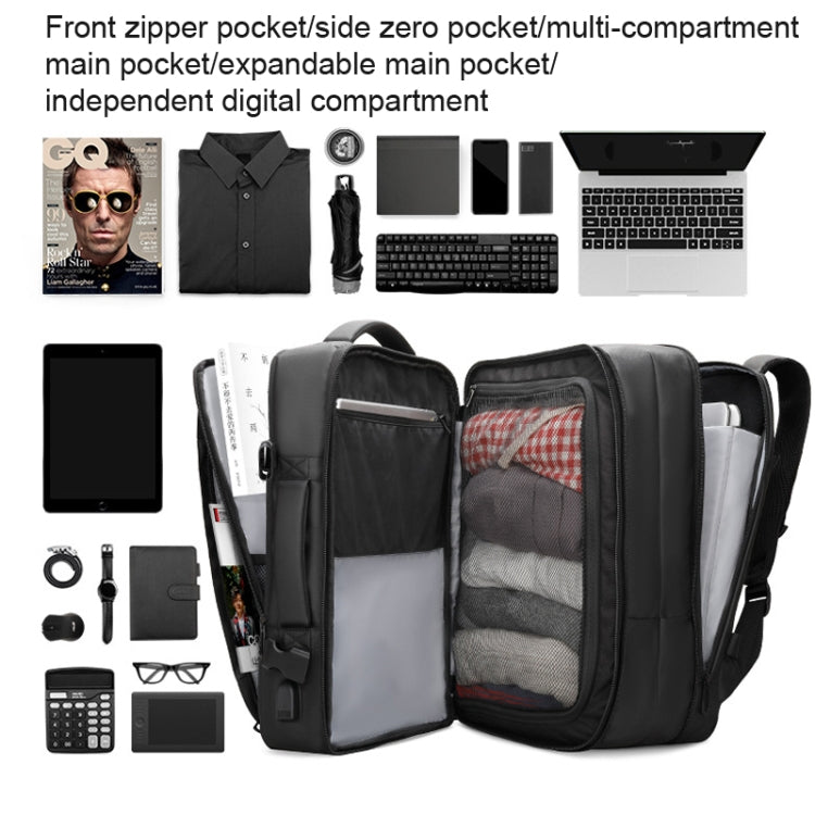Mark Ryden 17.3 Inch Men Large Capacity Oxford Cloth Computer Backpack,Style:, Expansion Style, Raincoat Style – Durable Build, Easy to Use