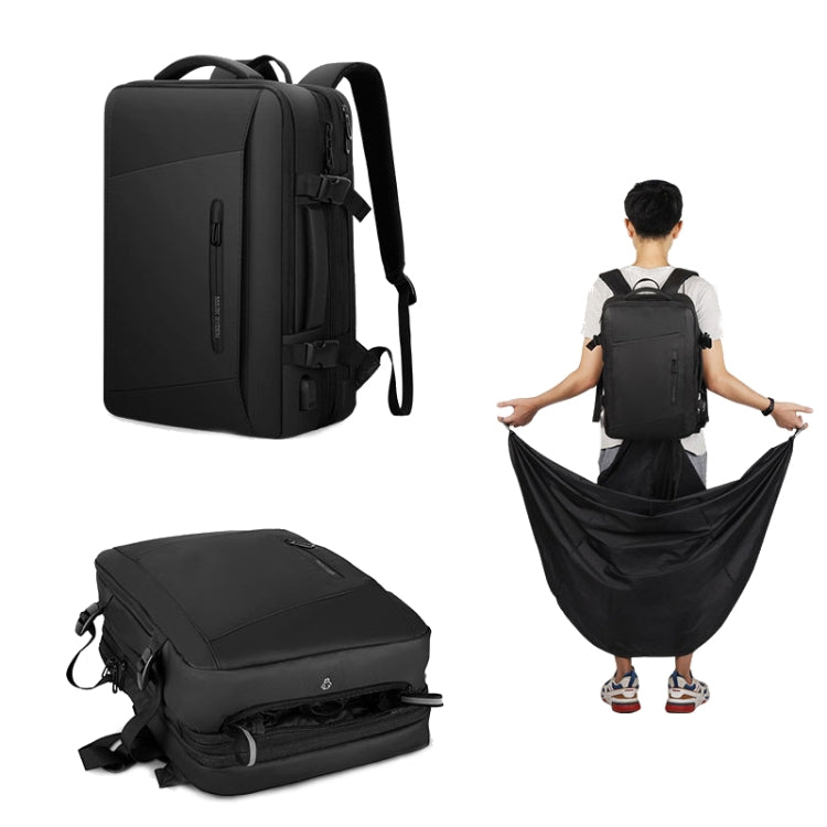 Mark Ryden 17.3 Inch Men Large Capacity Oxford Cloth Computer Backpack,Style:, Expansion Style, Raincoat Style – Durable Build, Easy to Use Raincoat Style