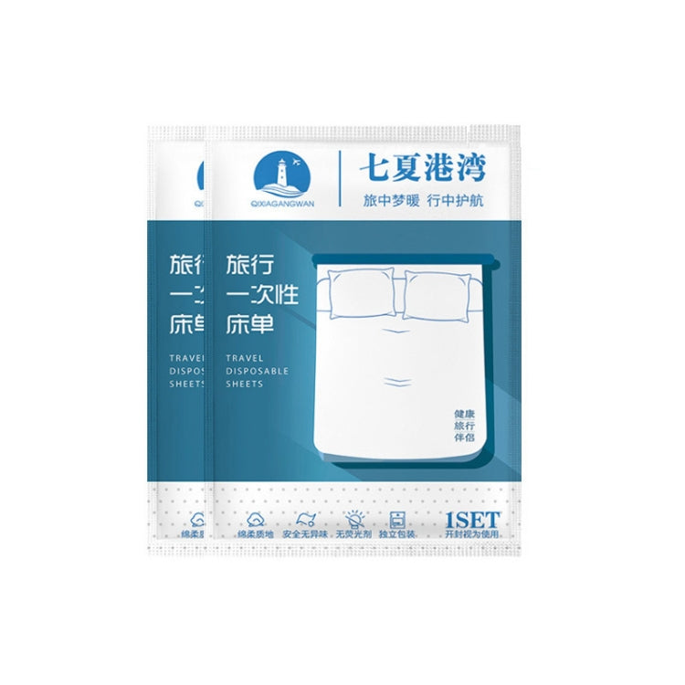 2 PCS Travel Hotel Supplies Disposable Anti-dirty Pillowcase Sheet Quilt Cover, Quilt Cover For 1 Person 190x220cm, Quilt Cover For 2 Person 240x220cm, Sheet For 1 Person 160x220cm, Sheet For 2 Person 220x220cm, Pillowcase 50x80cm, 3 In 1 For 1... Sheet For 2 Person 220x220cm