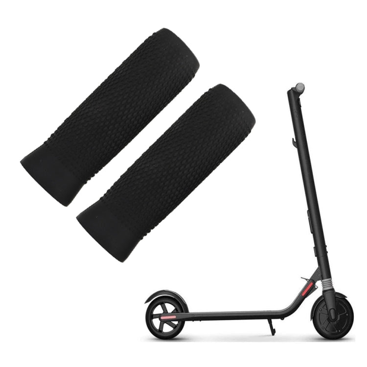 1 Pair Silicone Handbar Cover – Durable Build, Easy to Use, For Ninebot ES1/ES2/ES3/ES4 (Gray), For Ninebot ES1/ES2/ES3/ES4 (Black), For Ninebot G30 MAX (Black), For Ninebot G30 MAX (Gray) For Ninebot ES1 ES2 ES3 ES4 (Black)
