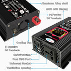 Home Solar Generator Inverter+30A Controller+18W 12V Solar Panel, Black 12V To 220V, Black 12V To 110V, Yellow 12V To 220V, Yellow 12V To 110V