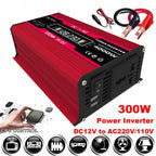Solar Power System Inverters+30A Controller+18W 18V Solar Panel, Black 12V To 220V, Black 12V To 110V, Red 12V To 220V, Red 12V To 110V