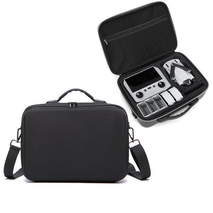 Suitcase Backpack Messenger Bag Organizer for DJI MINI 3 PRO, Nylon Black, Pu Diamond Pattern Nylon Black