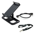 Drone Remote Controller Holder Tablet Extended Bracket Clip, With Lanyard & 8 Pin Line, With Lanyard & Type-C Line, With Lanyard & Micro USB Line, With Lanyard, Only Bracket With Lanyard & 8 Pin Line