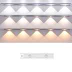 Ultra-thin Smart LED Human Body Sensor Light Bar, Length:, 30cm, 40cm 30cm Space Silver