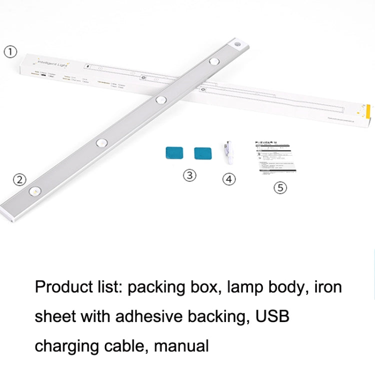 Ultra-thin Smart LED Human Body Sensor Light Bar, Length:, 30cm, 40cm