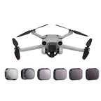 RCSTQ Aluminum Alloy Adjustable Filter Accessories for DJI Mini 3 Pro,Style: UV+CPL+ND8+ND16+ND32+ND64 6 In 1, CPL, ND8, ND16, ND32, ND64, 4 In 1 Set, 6 In 1 Set