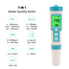 C-600A 7 In 1 Temperature/Salinity/PH/TDS/EC/ORP/SG Monitoring Pen, C-600A