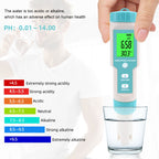 C-600A 7 In 1 Temperature/Salinity/PH/TDS/EC/ORP/SG Monitoring Pen, C-600A