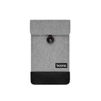 Baona Waterproof Data Cable Protective Bag, Spec:, Small (Gray), Small (Black), Large (Gray), Large (Black), Hidden Buckle Small (Gray), Hidden Buckle Small (Black), Hidden Buckle large (Gray), Hidden Buckle Large (Black) Small (Gray)