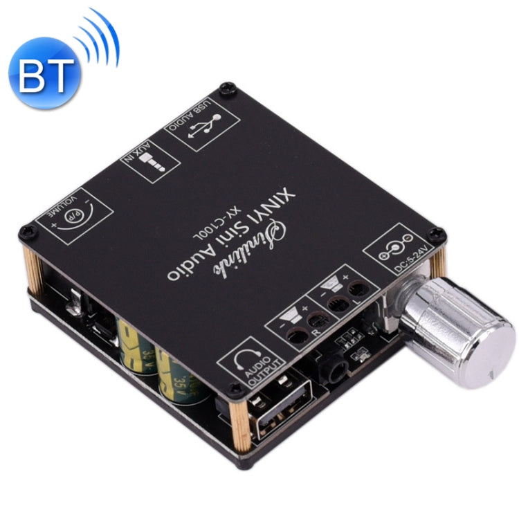 XY-C100L Stereo Stepless Tuning Bluetooth Digital Power Amplifier Board, XY-C100L XY-C100L