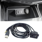 Car Modified AUX+USB Socket Audio Modification Accessories 3.5mm USB Extension Line, AUX+USB AUX+USB