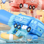 Hildren Pumping Water Play Device Summer Beach Outdoor Water Toys, Style:, Straight Pump Train (Blue), Straight Pump Train (Pink), Engineering Car (Blue), Engineering Car (Red), Engineering Car (Yellow), Oil Tanker (Blue), Oil Tanker (Pink)... –...