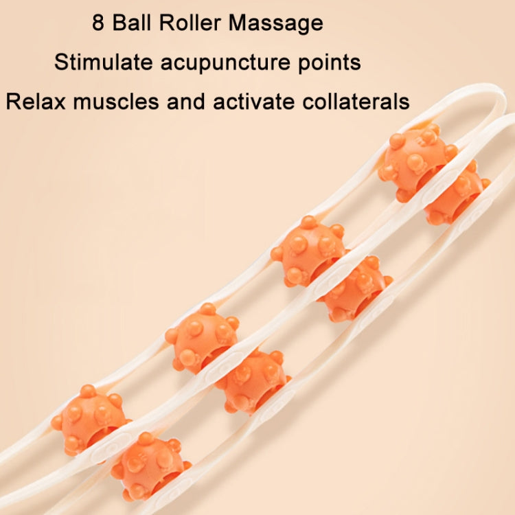 Shoulder Neck&Back Dredging Meridian Manual Roller Massager, Yellow, Pink, Sky Blue