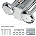ST-1018S 600DB 12V Double-tube Metal Conjoined Electric Pump Car Horn with Relay, ST-1018S 12V