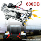 ST-1018S 600DB 12V Double-tube Metal Conjoined Electric Pump Car Horn with Relay, ST-1018S 12V