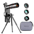 Camera Lens – Mobile Phone Universal Lens Telescope 28X + Wide Angle 0.6X + Macro 20X... Multi-combination Set