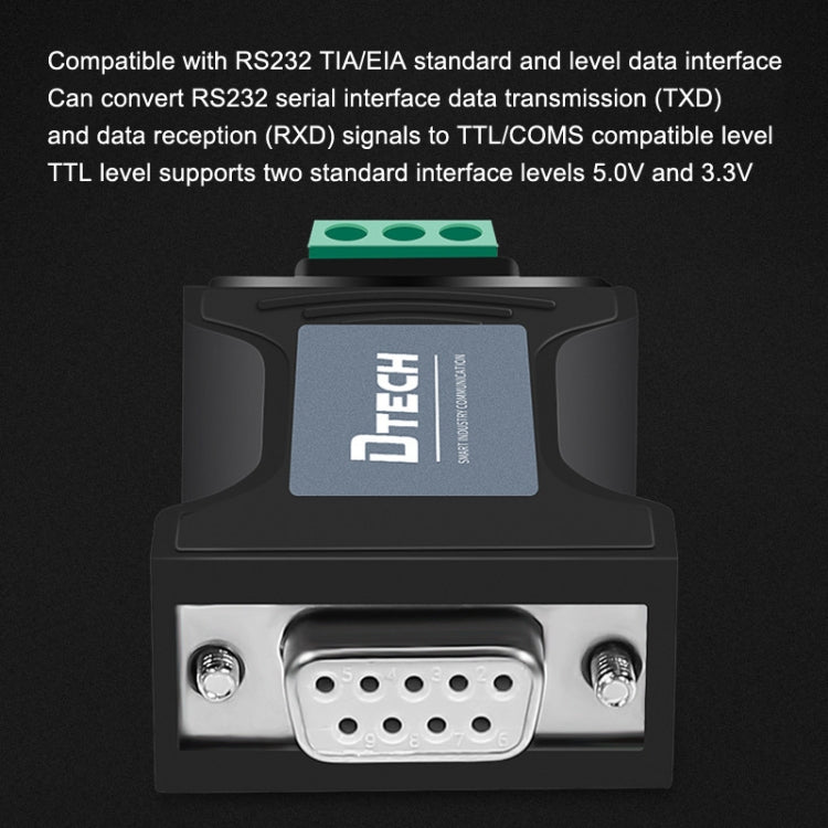 DTECH DT-9005 Without Power Supply RS232 To TTL Serial Port Module, 3.3V Module, 5V Module – Data Transmission