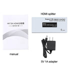 DTECH DT-7144A HDMI 2.0 1 In 4 Out 4K X 2K HD Video Splitter, CN Plug, DT-7144A – Wear-resistant, TPU, Non-slip