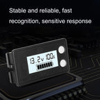 Waterproof LCD Two-wire Lead-acid Lithium Battery Digital Display Voltage Meter, 8-100V (White), 8-100V (Blue), 8-72V (White), 8-72V (Blue)