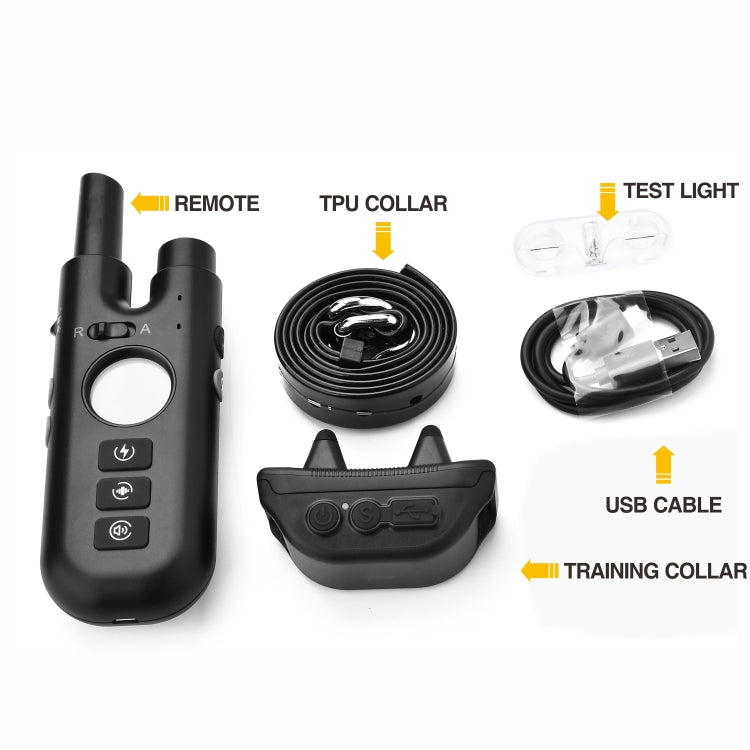 Intelligent Remote Control Dog Trainer Automatic Barking Stop Collar, Collar Black, Collar White – Waterproof
