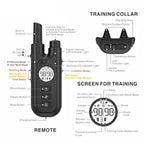 Intelligent Remote Control Dog Trainer Automatic Barking Stop Collar, Collar Black, Collar White – Waterproof