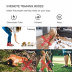 Intelligent Remote Control Dog Trainer Automatic Barking Stop Collar, Collar Black, Collar White – Waterproof