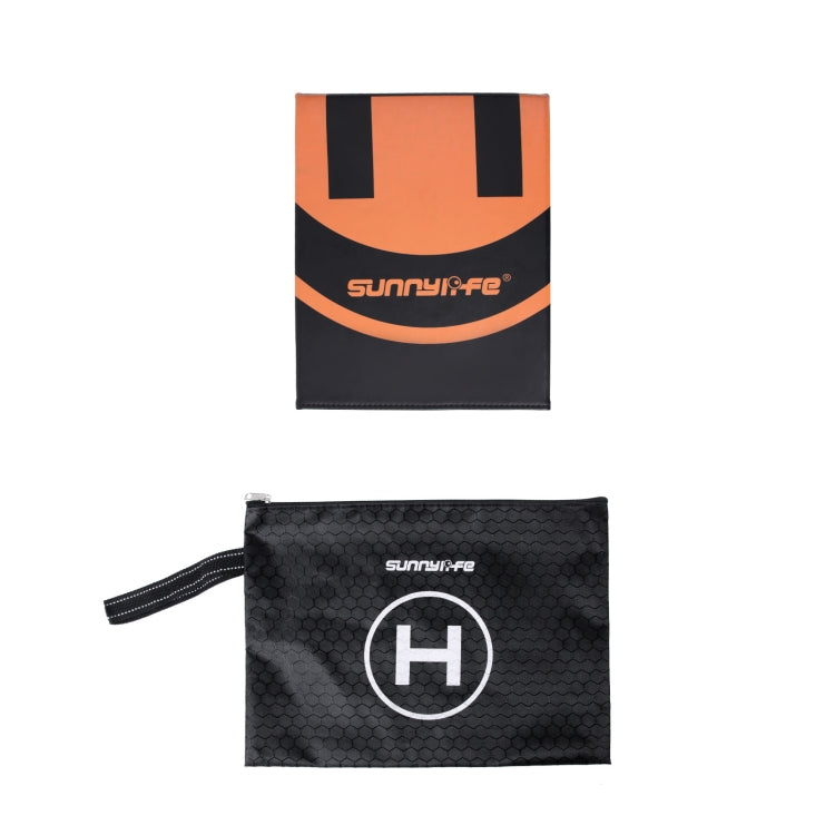 Sunnylife Drone Universal Double Sided Foldable Leather Helipad,Size:55 x 50cm, TJP08 – Waterproof, Wear-resistant, Leather