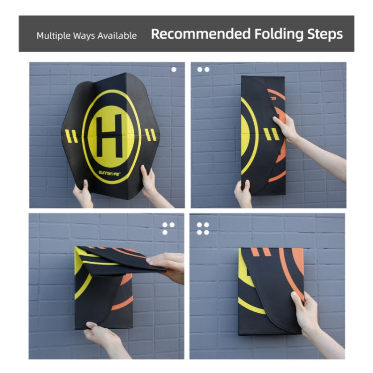 Sunnylife Drone Universal Double Sided Foldable Leather Helipad,Size:55 x 50cm, TJP08 – Waterproof, Wear-resistant, Leather