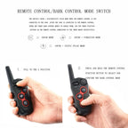 Remote Control Trainer Dog Collar Automatic Barking Stopper, 1 Drag 1 Red, 1 Drag 1 Black, 1 Drag 1 Orange, 1 Drag 2 Red+Orange