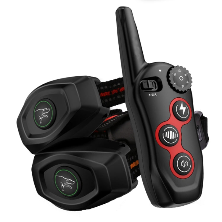 Remote Control Trainer Dog Collar Automatic Barking Stopper, 1 Drag 1 Red, 1 Drag 1 Black, 1 Drag 1 Orange, 1 Drag 2 Red+Orange – Waterproof, Wear-resistant 1 Drag 2 Red+Orange