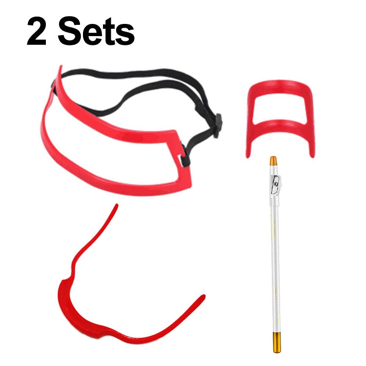 2 Sets Beard Styling Board Shaving Barber Tools, Style:, Shape Ruler+Pen, Shape Ruler+Pen+Bearded Model, Shape Ruler x 2+Pen+Bearded Model – Durable Build, Easy to Use Shape Ruler x 2+Pen+Bearded Model